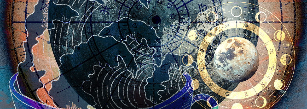 Astrološki simbol Plutona — planeta duboke transformacije, moći i unutrašnjeg oslobađanja. Pluton otkriva skrivene istine, pokreće regeneraciju i podstiče duboku ličnu evoluciju.